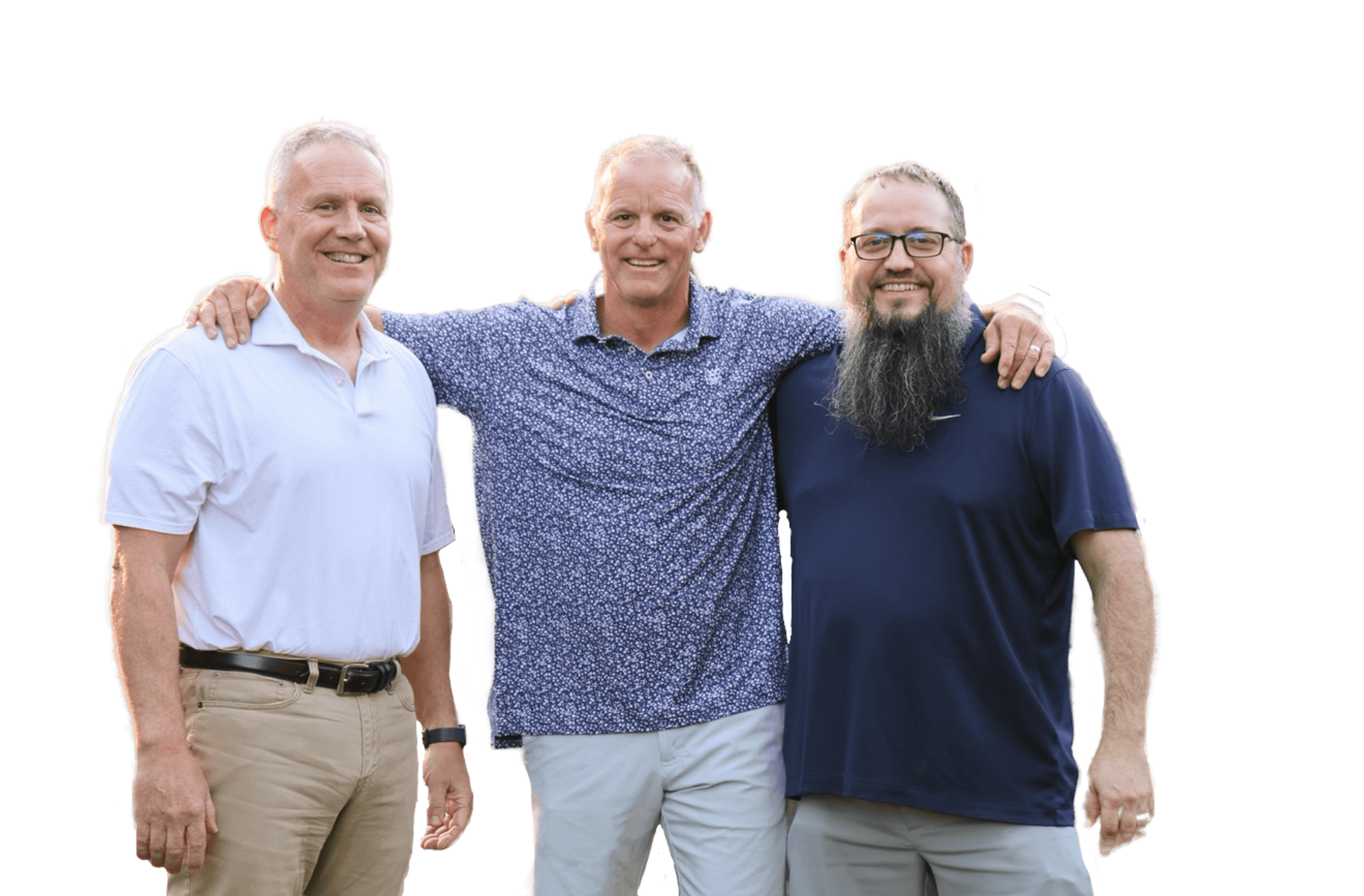 Group Photo of Steve, Chris, and Jason
